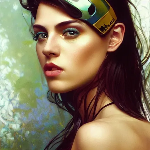 Prompt: hyperrealistic oil painting of electric hero, cute - fine - face, pretty face, oil slick hair, realistic shaded perfect face, extremely fine details, realistic shaded lighting, dynamic background, artgerm, 8 k ultra realistic, highly detailed, art by christopher balaskas, alphonse mucha, craig millions ultra detailed