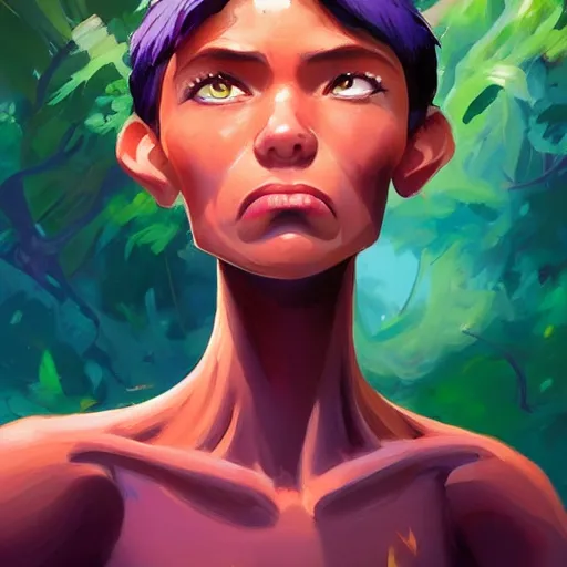 Prompt: portrait of a humanoid ant with 4 arms, jungle background, purple sky, behance hd artstation by jesper ejsing by rhads, makoto shinkai and lois van baarle, ilya kuvshinov, ossdraws