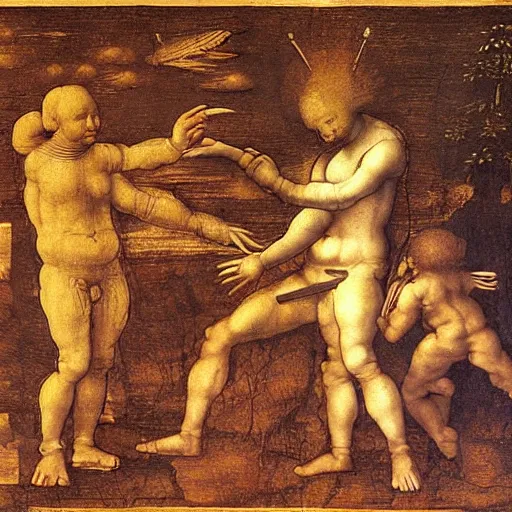 Image similar to The Internet as a scheme, by Leonardo da Vinci