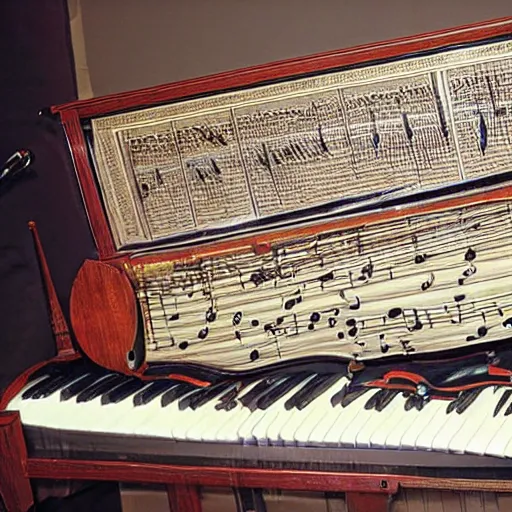 Prompt: The most extraordinary music instrument ever invented.