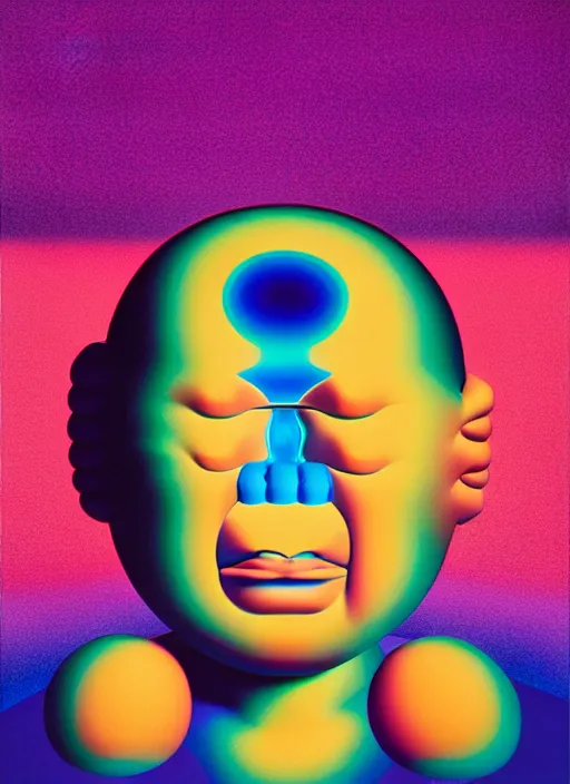 Image similar to detach by shusei nagaoka, kaws, david rudnick, airbrush on canvas, pastell colours, cell shaded, 8 k