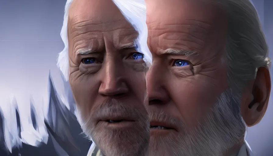 Image similar to joe biden is obi - wan kenobi, hyperdetailed, artstation, cgsociety, 8 k