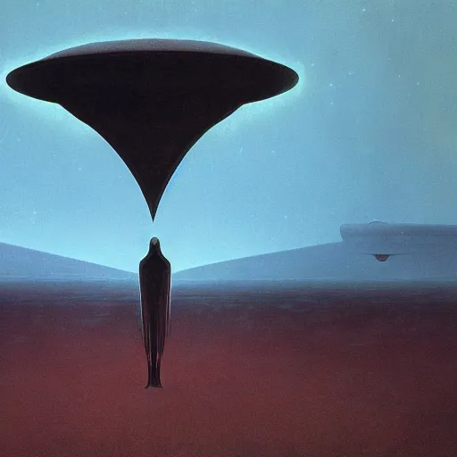 Image similar to a ufo crashing in the desert, beksinski, wayne barlowe, symmetrical, surreal, magic surrealism, very coherent symmetrical artwork, cinematic, hyper realism, high detail, octane render, 8 k