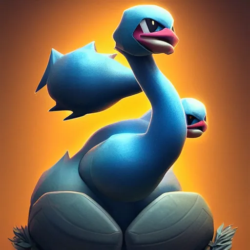 Image similar to dodo pokemon:: by beeple and James Gilleard and Justin Gerard :: ornate, dynamic, particulate, intricate, elegant, highly detailed, centered, artstation, smooth, sharp focus, photoreal octane render, 3d