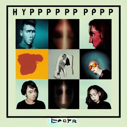 Prompt: hyperpop album cover