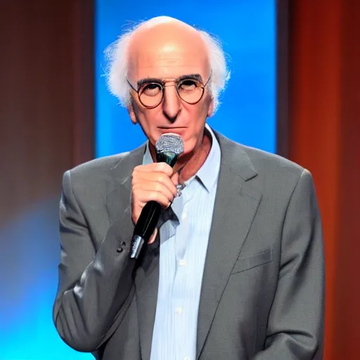 Prompt: larry david eistein style