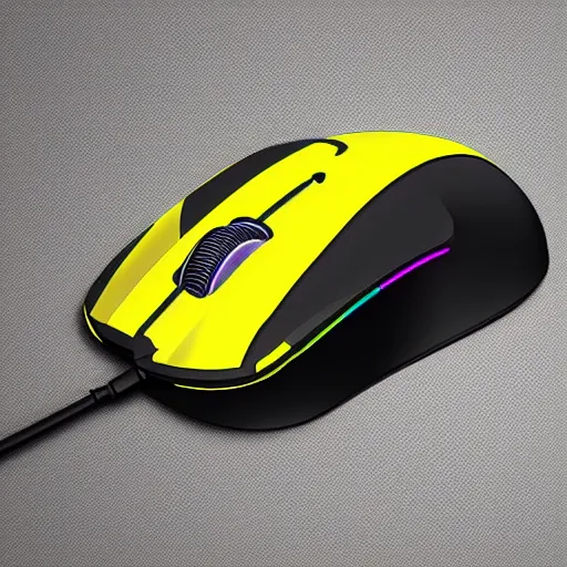 Prompt: pc mouse design concept by picasso