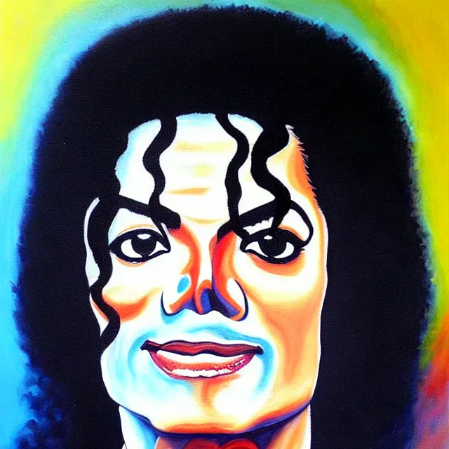 Image similar to a beautiful painting michael jackson, by alberto mielgo movie jibaro