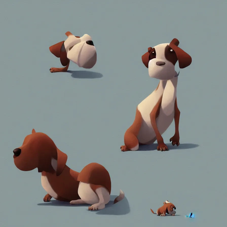 Image similar to Goro Fujita illustrating photorealistic dog, art by Goro Fujita, sharp focus, highly detailed, ArtStation