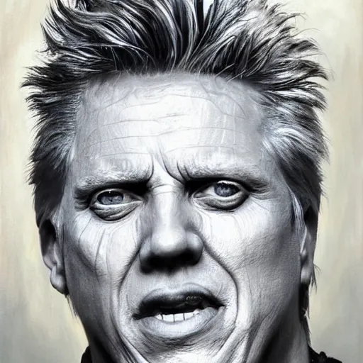 Prompt: hyperrealistic mixed media high resolution painting of Gary Busey Emperor !Star Wars!, stunning 3d render inspired art by Jamie Salmon and WForrest and Greg Rutkowski, perfect facial symmetry, dim volumetric lighting, 8k octane beautifully detailed render, full body shot, post-processing, extremely hyper-detailed, intricate, epic composition, highly detailed attributes, highly detailed atmosphere, cinematic lighting, masterpiece, trending on artstation, very very detailed, masterpiece, stunning, flawless completion, lifelike texture, perfection,