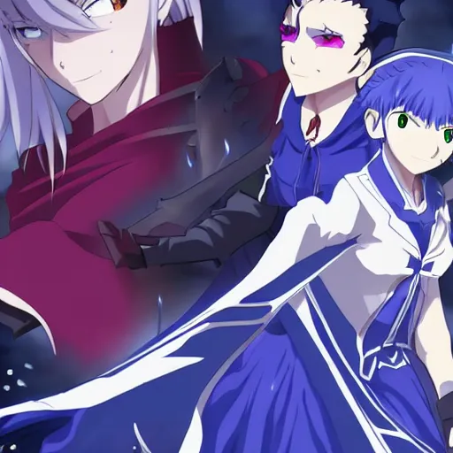 Image similar to fate / stay night, ufotable art style