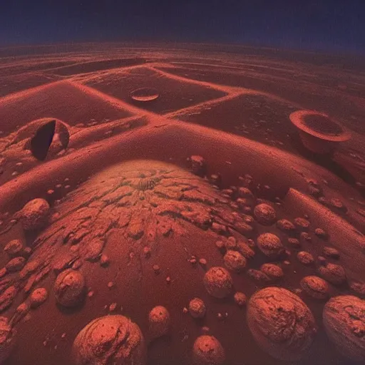 Prompt: destroyed planet made by zdzisław beksinski, cinematic beautiful scene