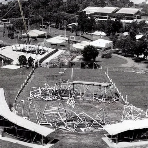 Image similar to old photos of the 1 9 9 0 s potato theme park in queensland