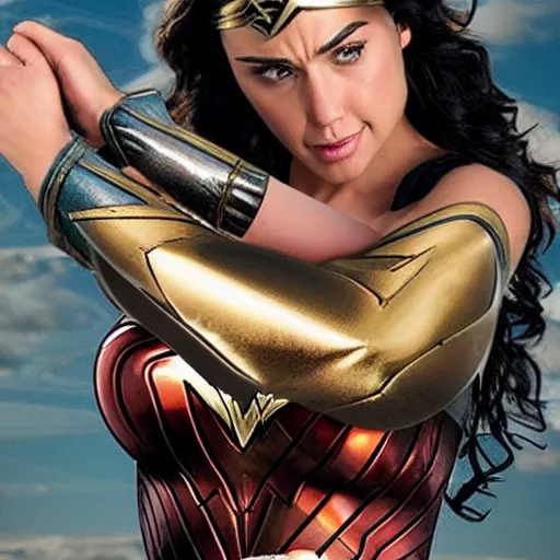 Image similar to wonder woman inflated!!!