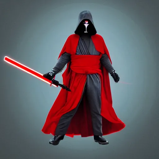 Image similar to grogu as sith lord