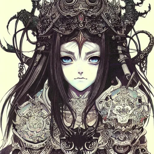 Image similar to prompt: Portrait painted in world of Warcraft style drawn by Vania Zouravliov and Takato Yamamoto, inspired by Fables, intricate acrylic gouache painting, high detail, sharp high detail, manga and anime 2000