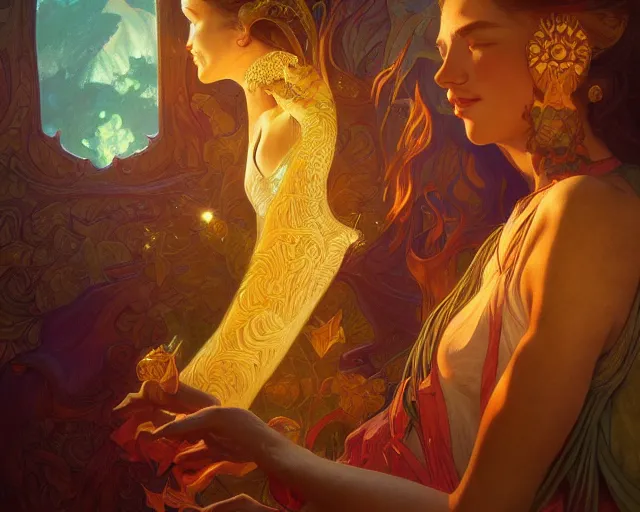 Image similar to photography of paul ranson, deep focus, d & d, fantasy, intricate, elegant, highly detailed, digital painting, artstation, concept art, matte, sharp focus, illustration, hearthstone, art by artgerm and greg rutkowski and alphonse mucha