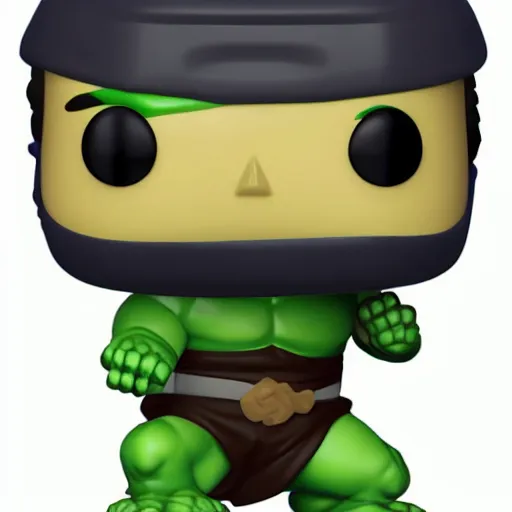 Image similar to Funko pop of a ninja turtle