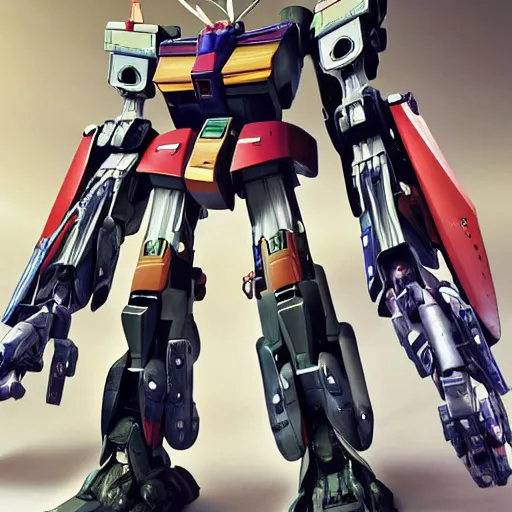 Prompt: stephen hawking with gundam mecha robot legs japanese anime