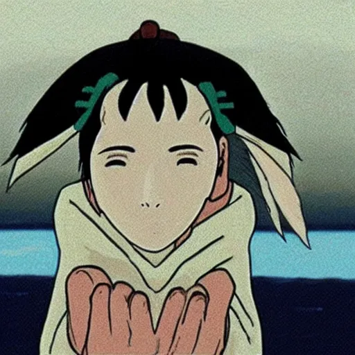 Image similar to haku from spirited away