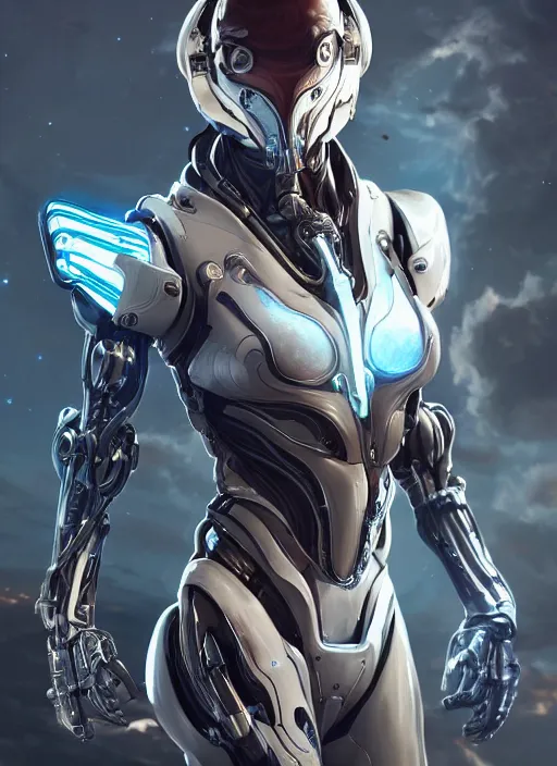 Prompt: photo of a cyborg girl on a space ship, warframe armor, beautiful face, scifi, professionally color graded, interesting angle, sharp focus, 8 k high definition, insanely detailed, intricate, innocent, art by stanley lau and artgerm