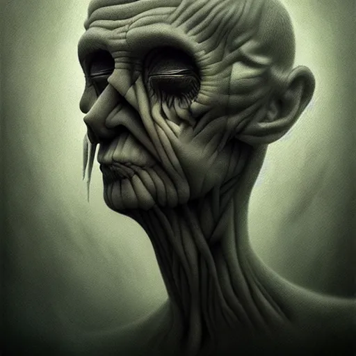 Prompt: dissolution of being. by anton semenov, hyperrealistic photorealism acrylic on canvas