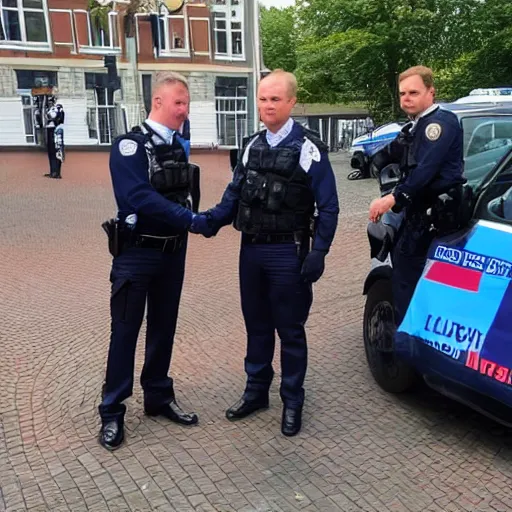 Image similar to dutch police being nice