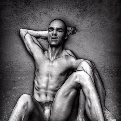 Prompt: endurance tickling guy, photorealistic, detailed-n 9