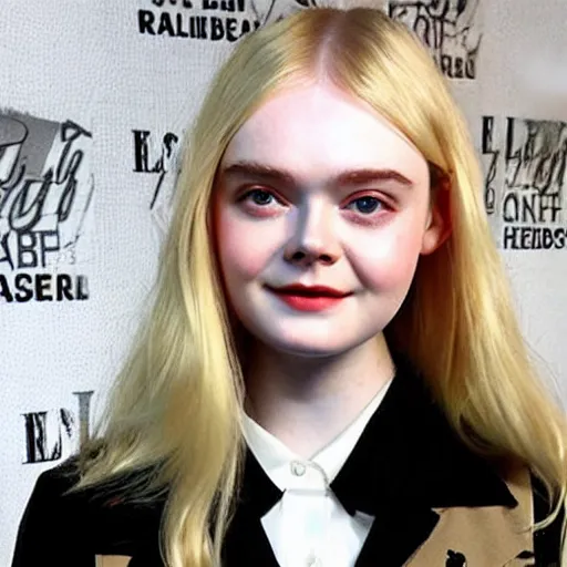 Prompt: Elle Fanning Banned Zone