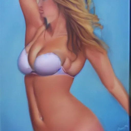 Image similar to kate upton body by f. k forberg, realistic,