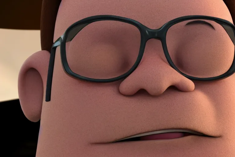 Prompt: a close up photo of carl wheezer, 8 k, photorealistic