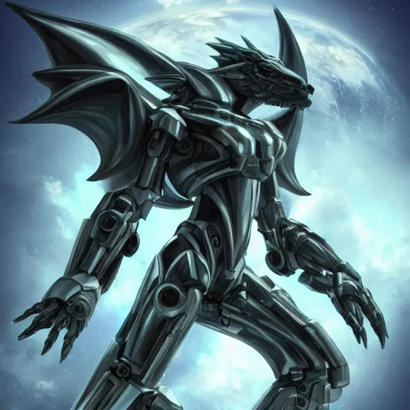 Image similar to giant stunning goddess shot, galactic sized beautiful hot anthropomorphic robot mecha female dragon, floating alone in space, larger than the planet, holding the earth, the earth a mere marble in her hand, detailed sleek silver armor, sharp claws, epic proportions, epic scale, highly detailed digital art, sci fi, furry art, macro art, dragon art, goddess art, warframe fanart, destiny fanart, anthro, furry, giantess, macro, furaffinity, deviantart, 8k 3D realism