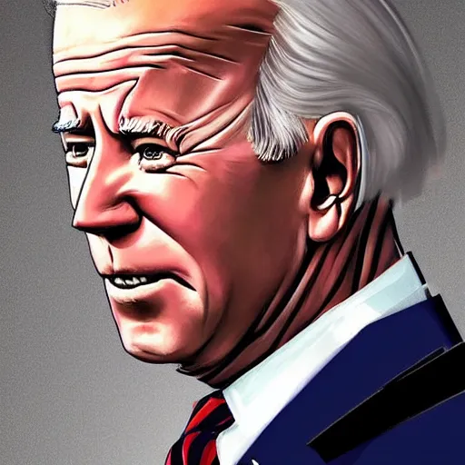 Image similar to joe biden charicature