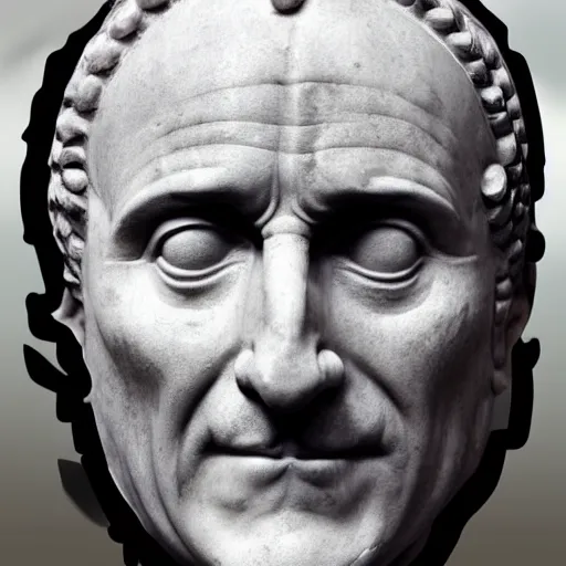 Image similar to julius caesar as a modern ceo