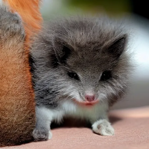 Image similar to a strange fuzzy but cute animal