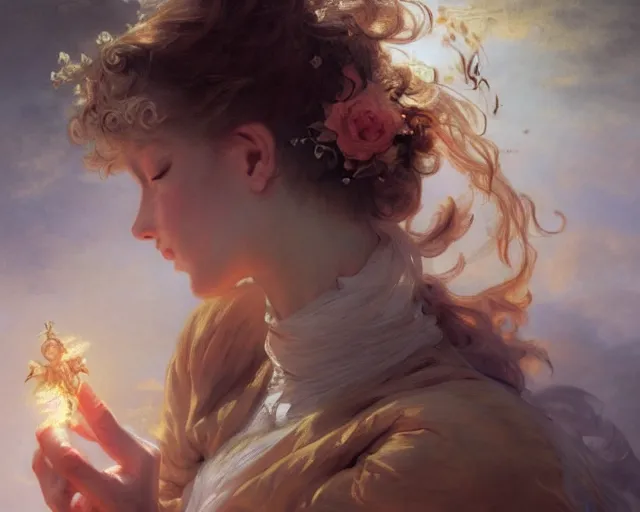 Image similar to photography of jean - antoine watteau, deep focus, d & d, fantasy, intricate, elegant, highly detailed, digital painting, artstation, concept art, matte, sharp focus, illustration, hearthstone, art by artgerm and greg rutkowski and alphonse mucha