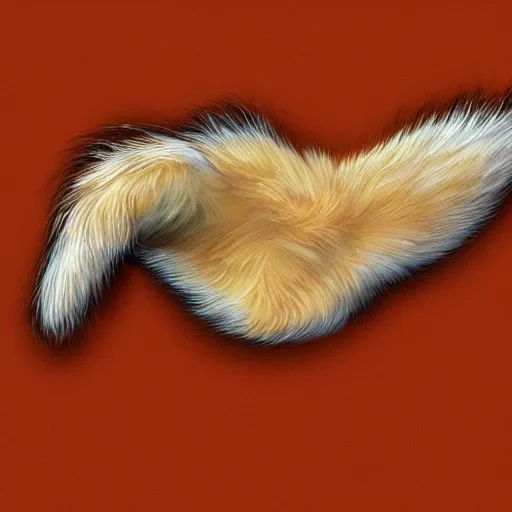 Prompt: digital art, underside of a fox paw, fluffy feet, toe beans, anatomically correct vulpine, 4 k