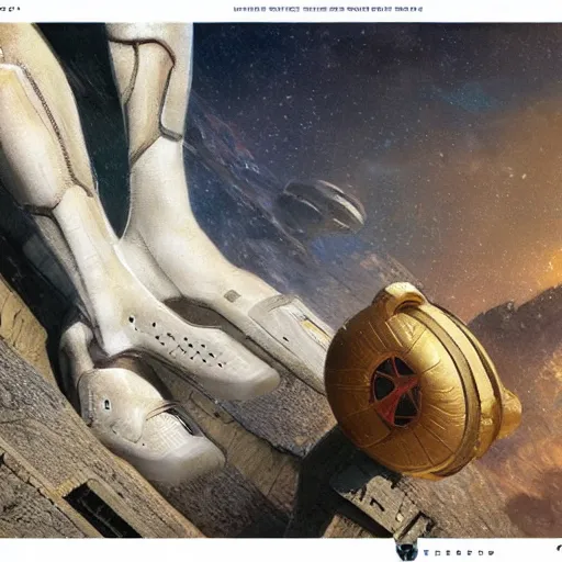 Image similar to STAR TREK SPORTS shoes designed in ancient Greece, (SFW) safe for work, photo realistic illustration by greg rutkowski, thomas kindkade, alphonse mucha, loish, norman rockwell