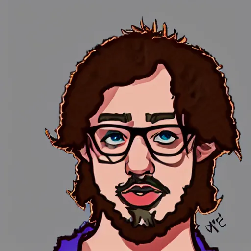 Image similar to a portrait of sam hyde, highly detailed, in the style of picrew avatar