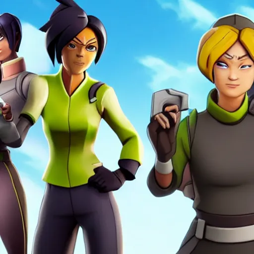 Image similar to toph beifong in fortnite, character render, full body shot, highly detailed, in game render