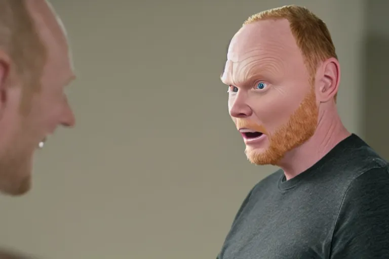 Image similar to still frame of bill burr in barbie, by Jaap Buitendijk