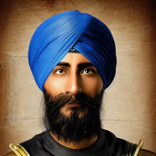 Prompt: cybernetic Sikh warrior, photorealistic