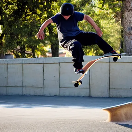 Prompt: skateboarding stick figure doing a kickflip