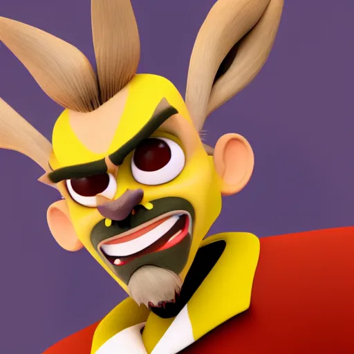 Prompt: Jordan Peterson as Doctor Neo Cortex, trending on artstation, photograph, 4k, 8k