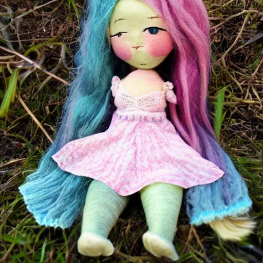 Image similar to vintage childrens mermaid doll