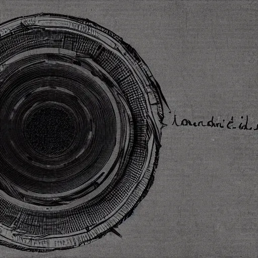 Image similar to instructions to build a wormhole, very detailed handwriting, manuscript found in an abandoned spaceship, digital art, 8k, desaturated