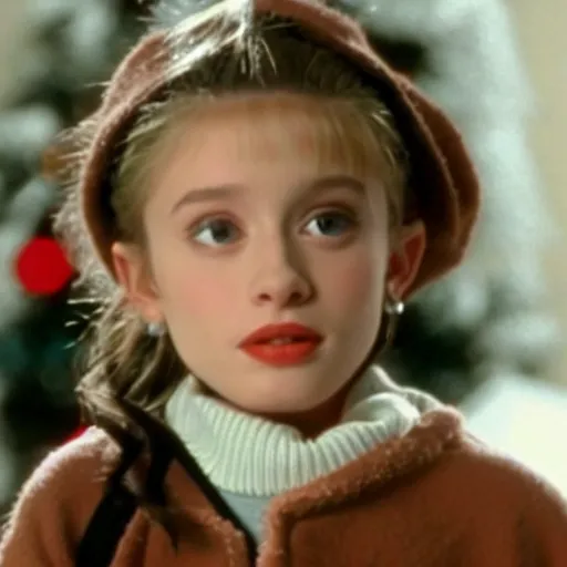 Image similar to ariana grand as a child in home alone movie