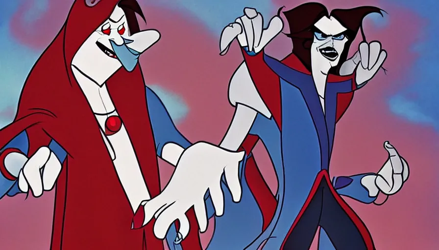 Image similar to morbius in a disney movie