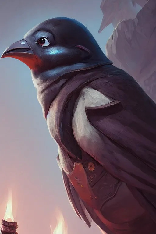 Prompt: kenku, highly detailed, d & d, fantasy, portrait, highly detailed, headshot, digital painting, trending on artstation, concept art, sharp focus, illustration, art by artgerm and greg rutkowski and magali villeneuve