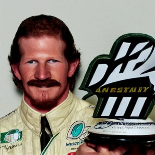 Prompt: dale earnhardt as a turtle